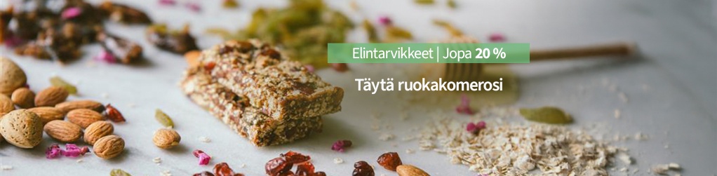 Valikoidut elintarvikkeet jopa 20 %